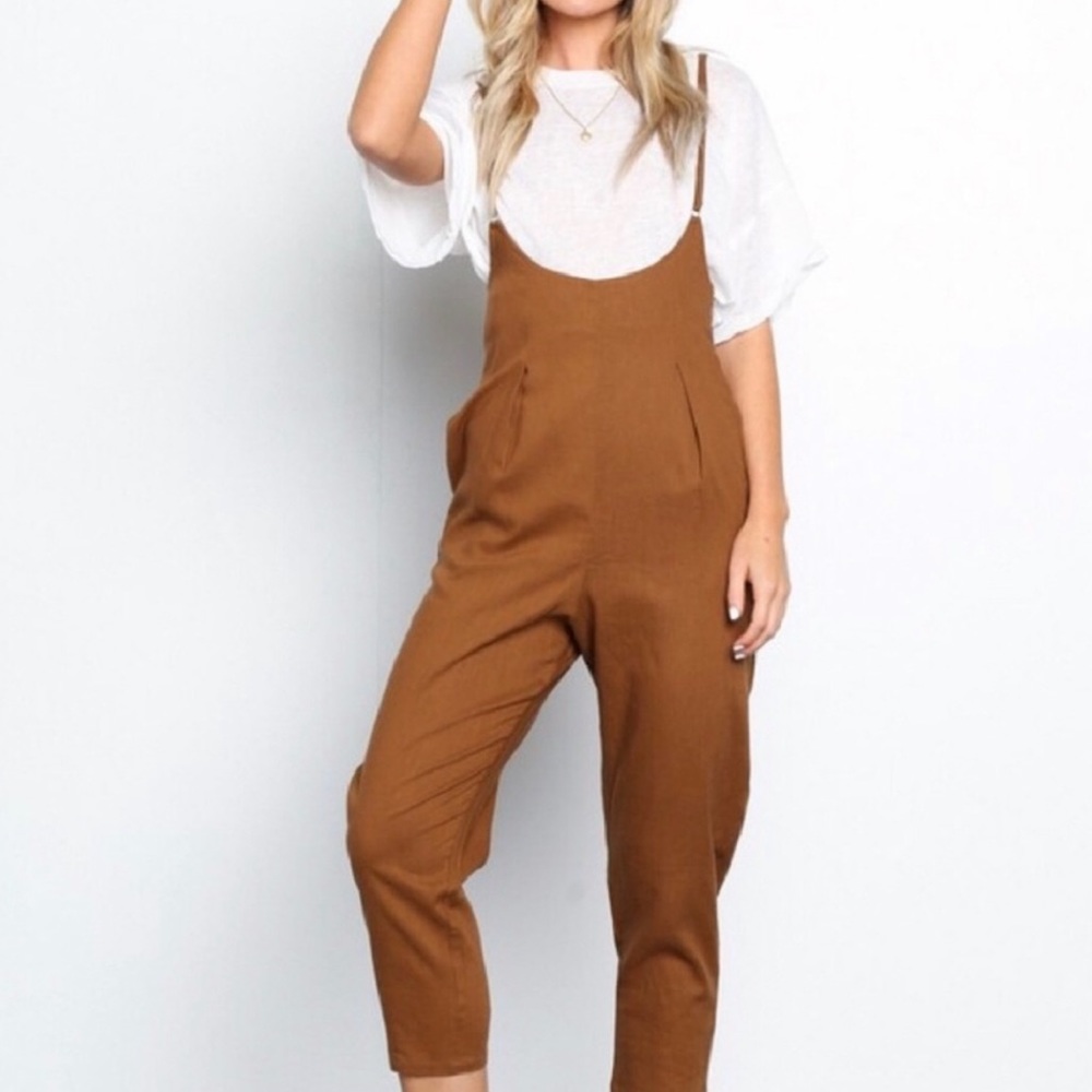 Irene’s Story copper/brown jumpsuit size large